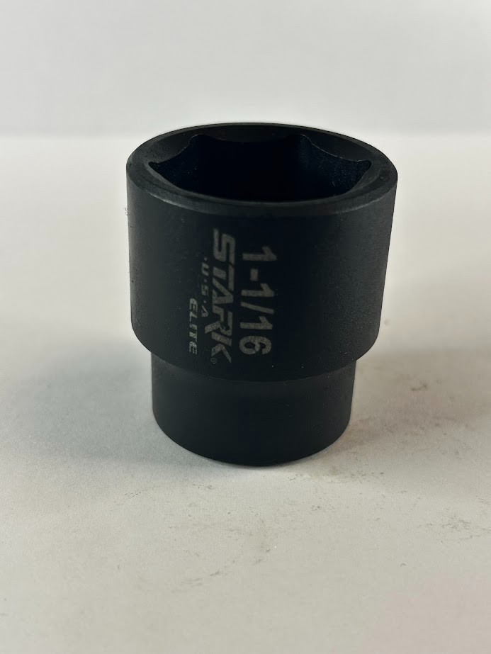 STARK 1- 1/16″ x 1/2″ Impact Socket – 6 Point – Free USA Shipping