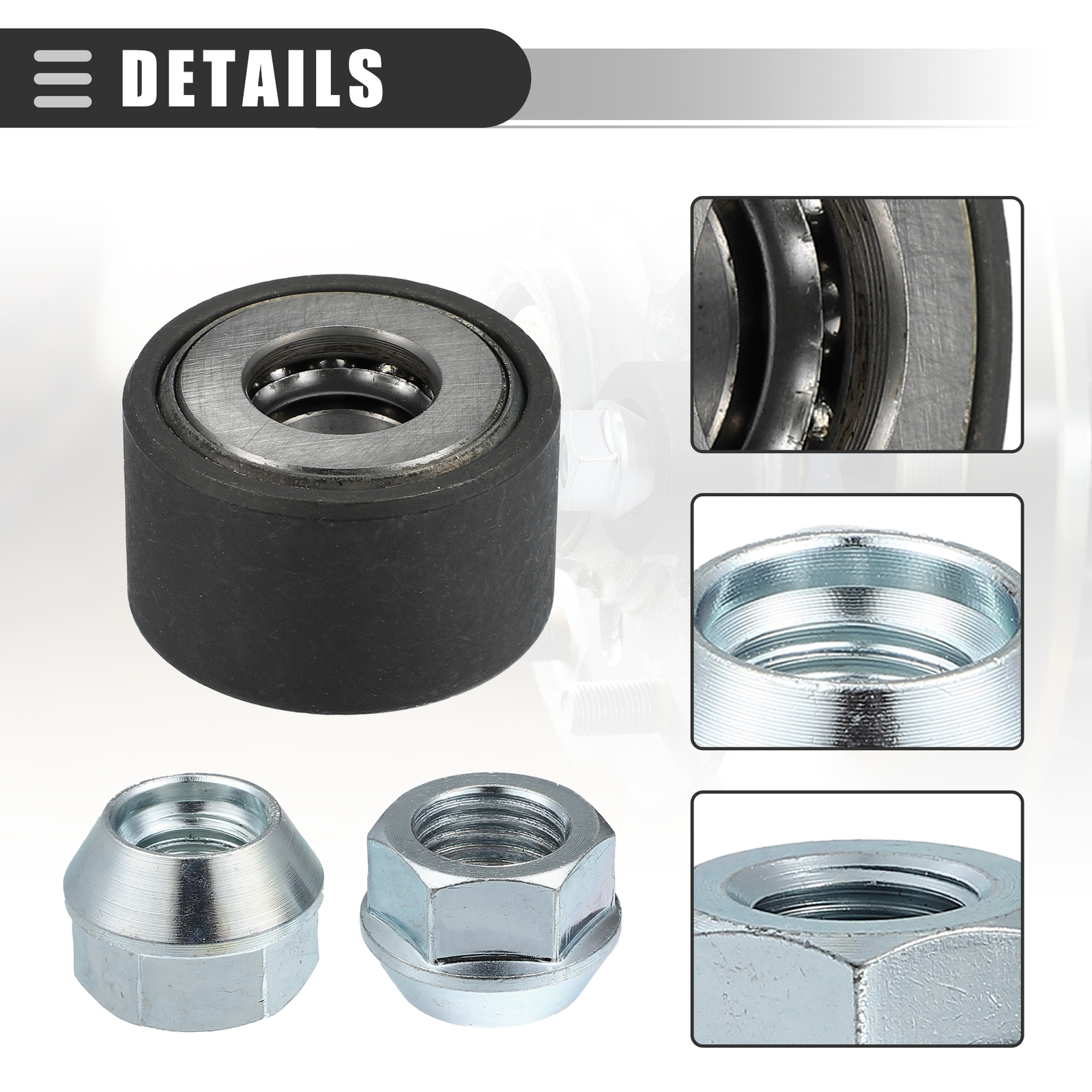 Universal Pack (2) Wheel Stud Installer Tool with 3/4″ Hex Wheel Lug Nuts