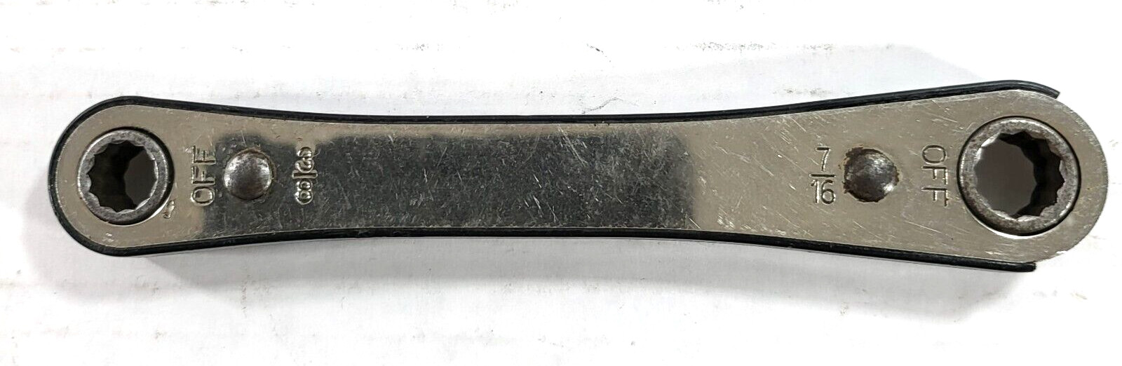 Sears Craftsman 3/8 in X 7/16 in 12 Point Ratcheting Box Wrench