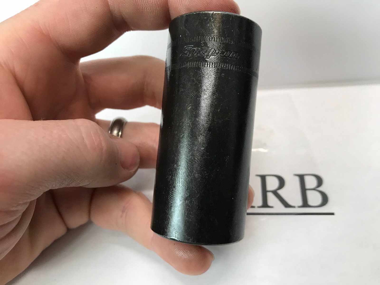 Snap-On Tools USA NEW 3/8″ Drive 24mm Metric Deep 6 Point Impact Socket SIMFM24