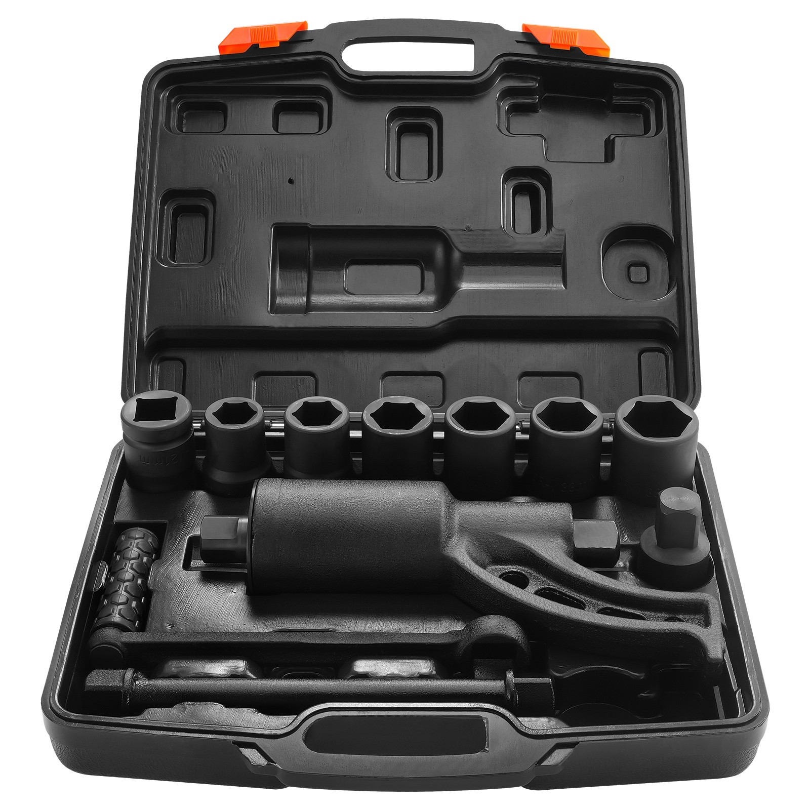 VEVOR Torque Multiplier Wrench Set 1″ Drive 1:58 Lug Nut Remover with 8 Sockets