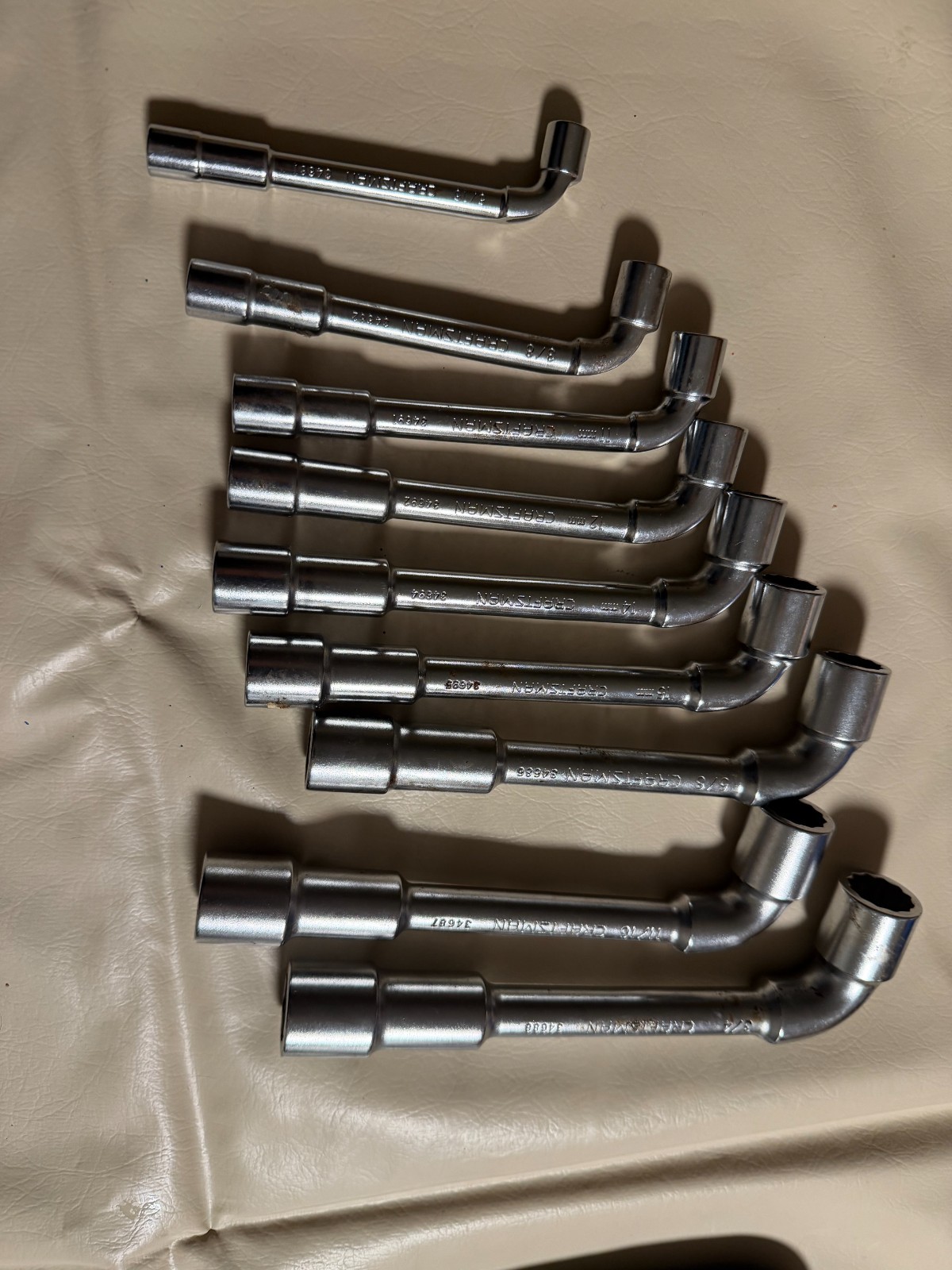 Mixed Lot Craftsman Professional Angled Socket Wrench France 5 SAE 4 Metric