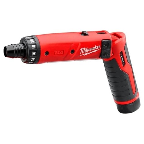 Milwaukee 2101-22 M4 1/4″ Hex Lithium-Ion Cordless Screwdriver Kit