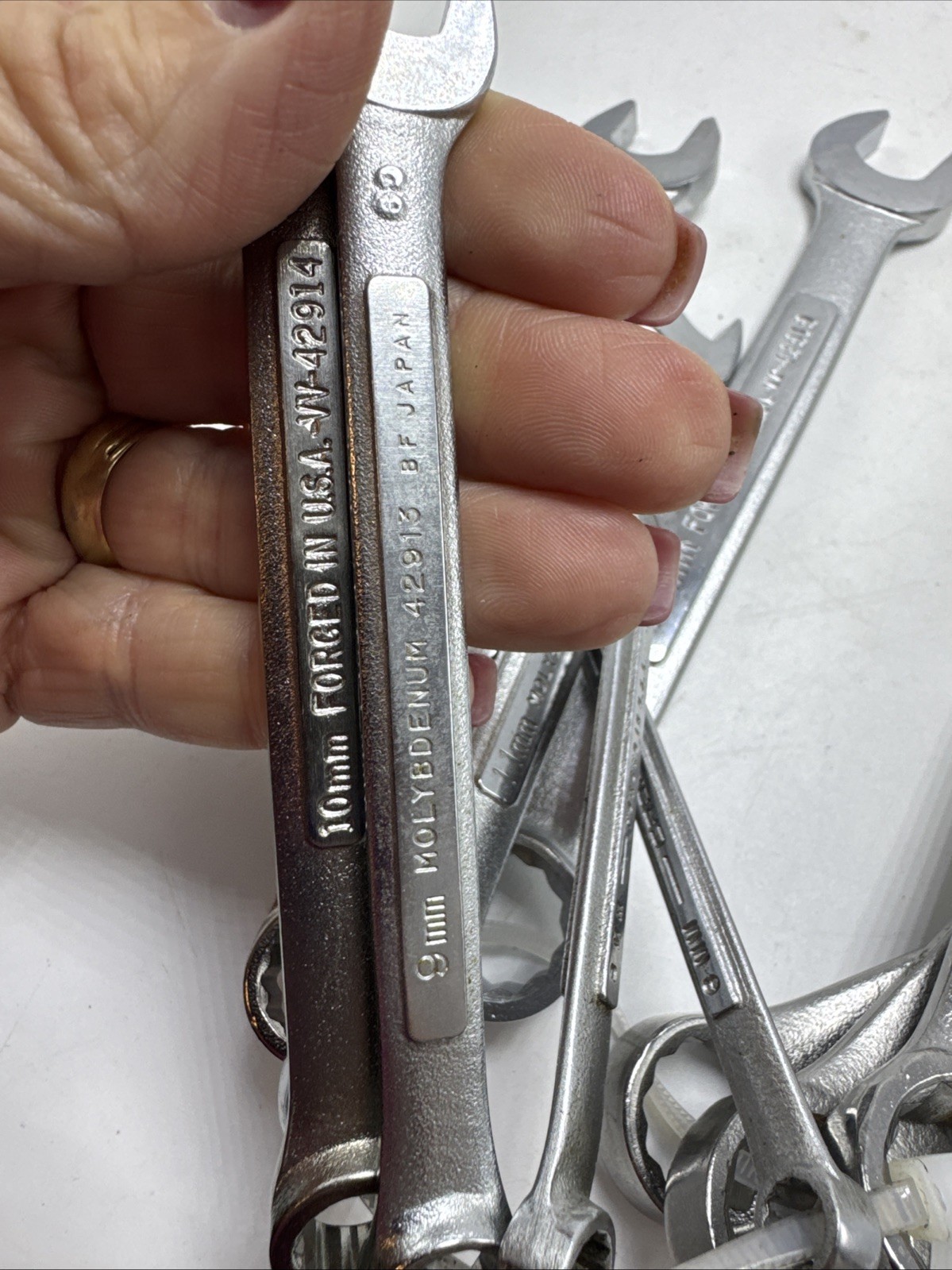 Craftsman Overdrive 11 Piece Metric Combination Wrench Set 6mm – 19mm USA