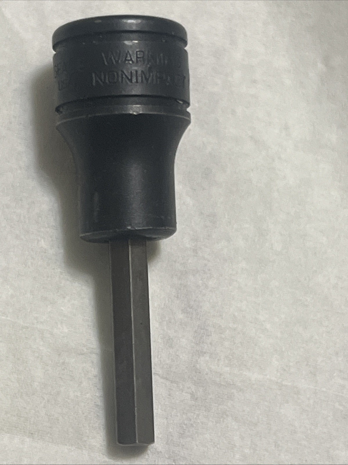 Snap-On Tools GFA6E 3/16″ Hex Bit Socket Driver 3/8″ Drive Black Oxide USA