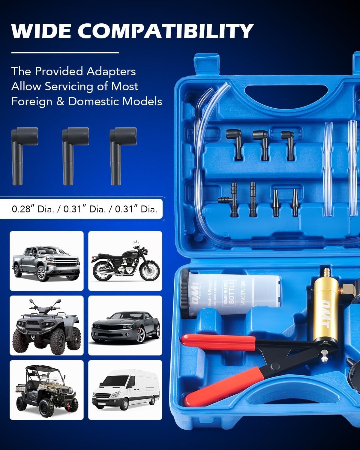 Corrosion-Resistant Brake Bleeding Kit with Easy Operation and Wide Application