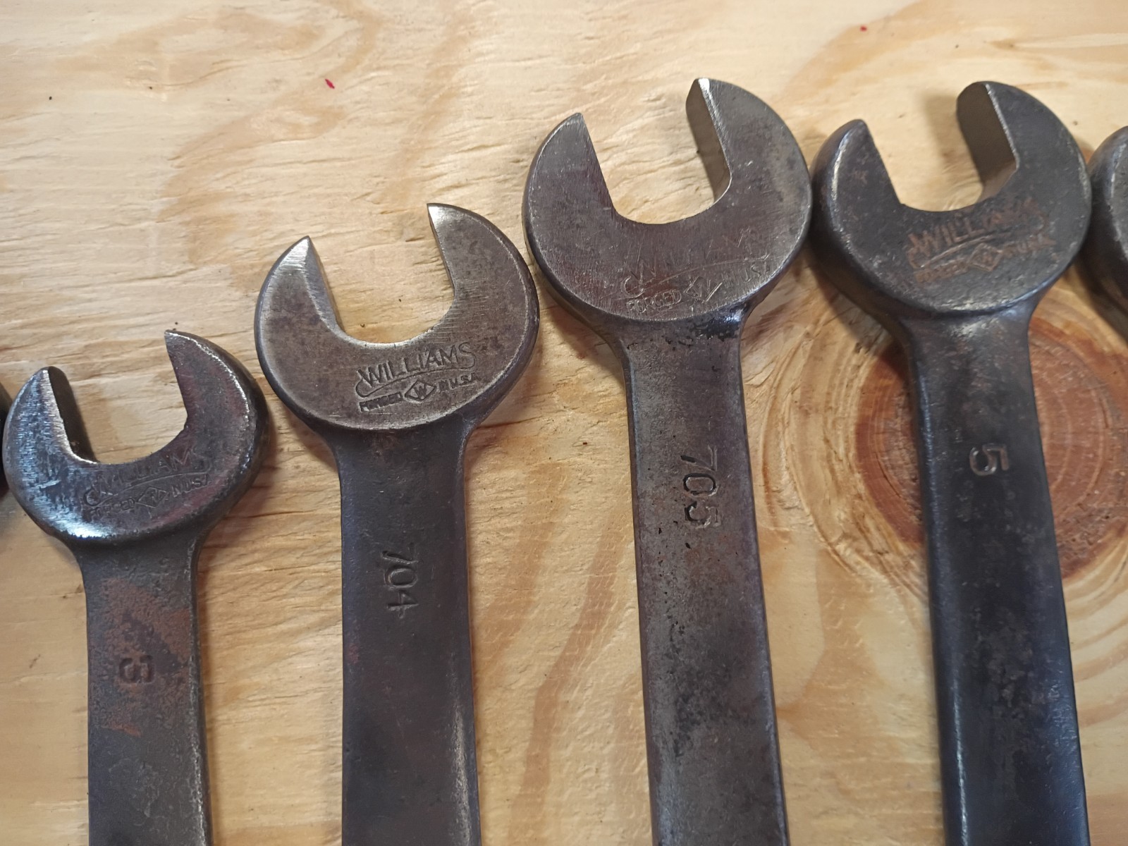 WILLIAMS ENGINEERS SERVICE W IN DIAMOND WRENCHES USA AIR HYDRAULIC 3/4 7/8 5/8