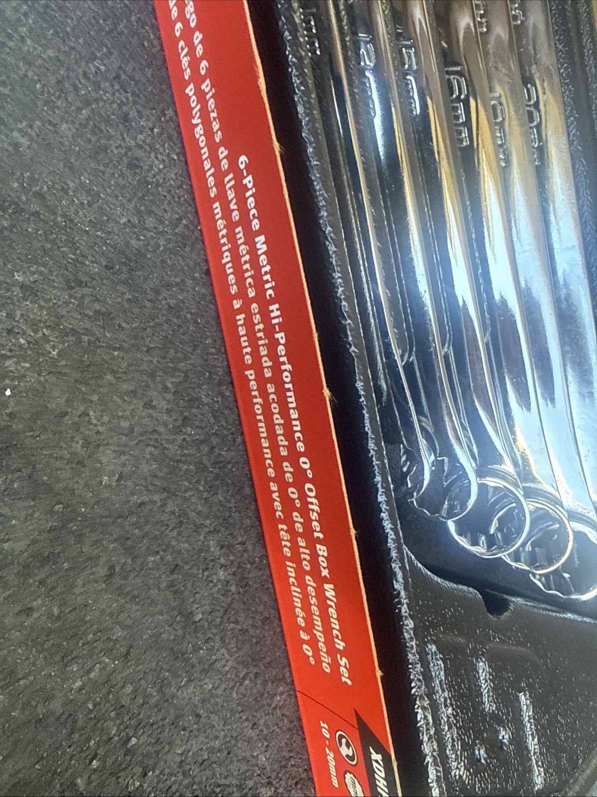 For Snap On 12 Pt METRIC Hi-Performance 0° Offset Box Wrench 6 Pcs Set XDHFM606