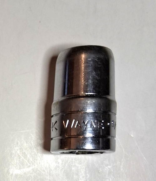 S-K WAYNE SOCKET IMPACT 1/2 DRIVE 9/16 6 PT 40118 USA