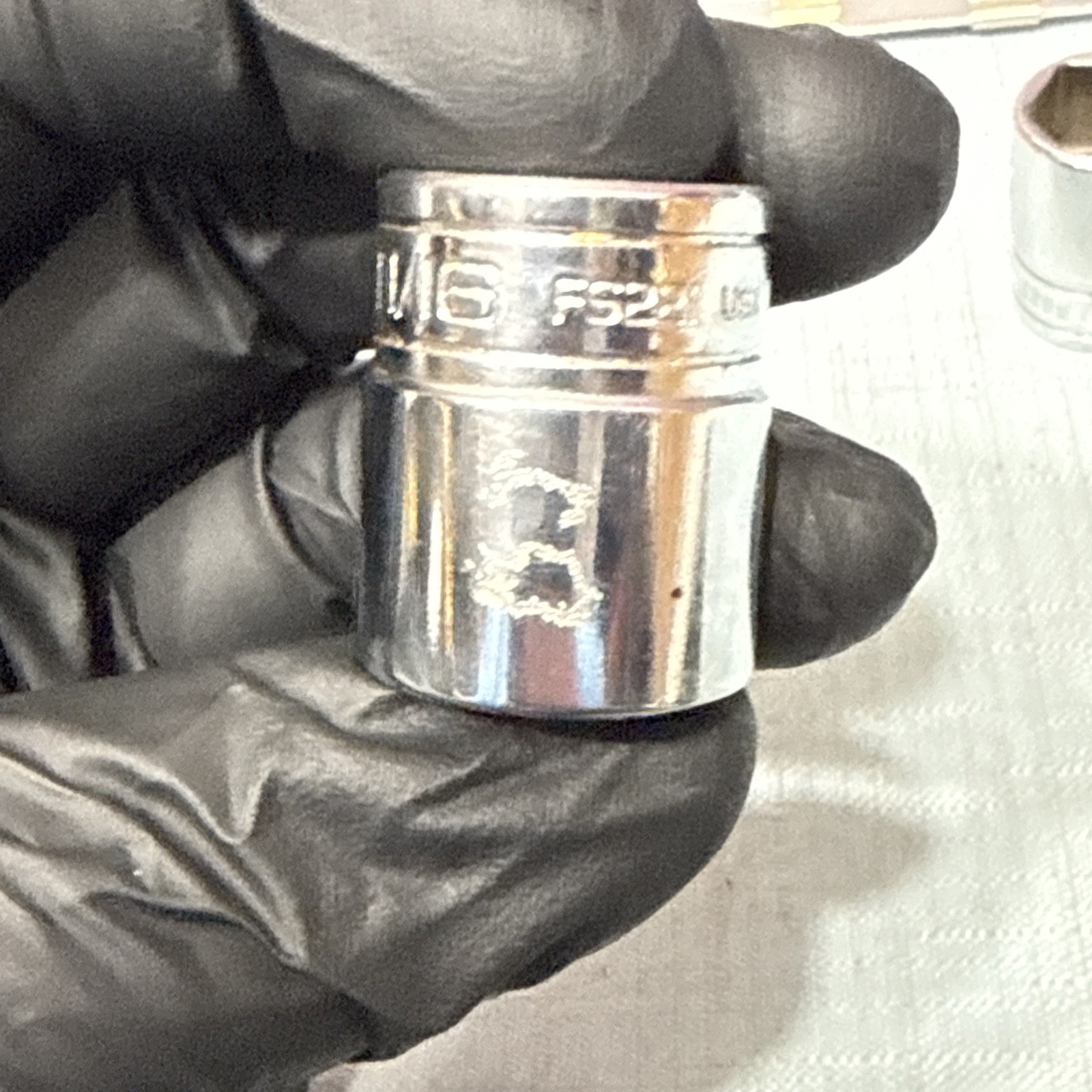 Snap-on Tool 3/8″ drive SAE 6-point Chrome Socket FS Series 11 pcs. 1/4” – 7/8”
