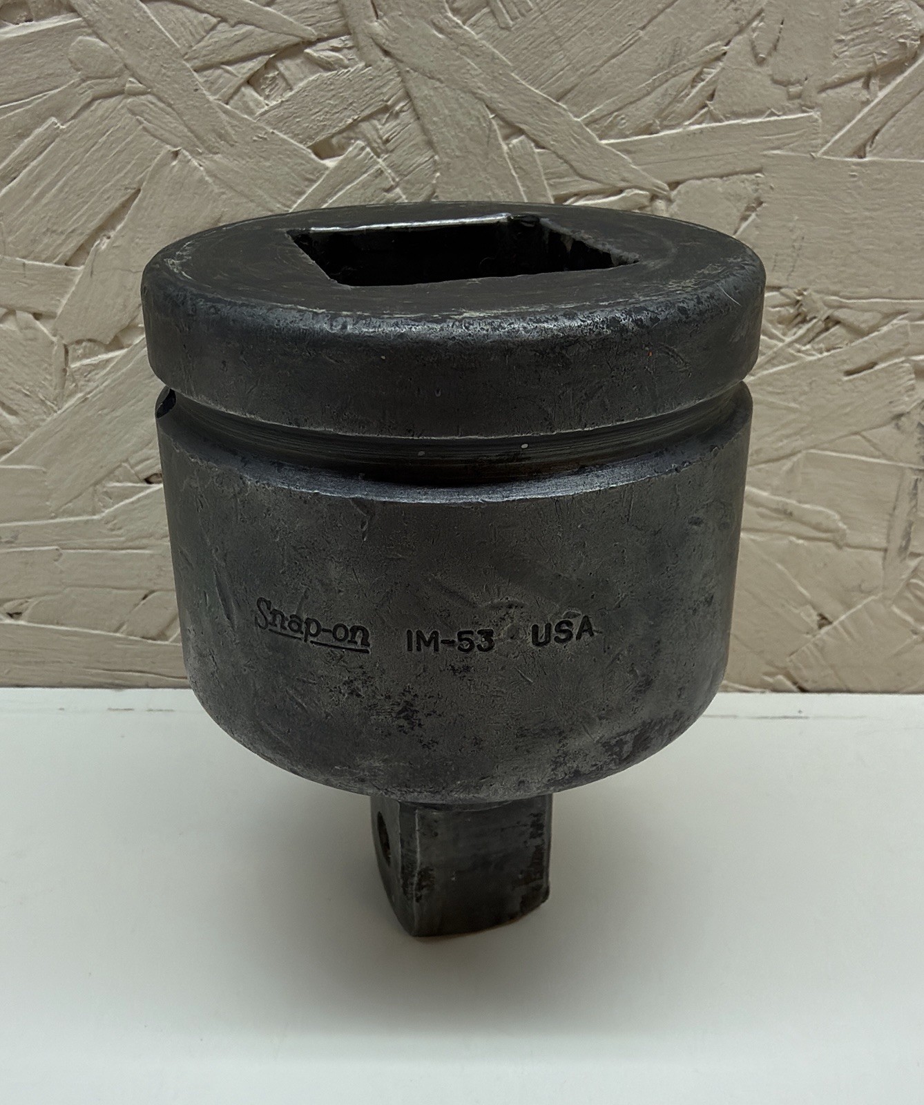 Vintage Snap On L-78 1 1/2” Drive Ratchet with Snap On IM-53 1 1/2” – 1” Adapter