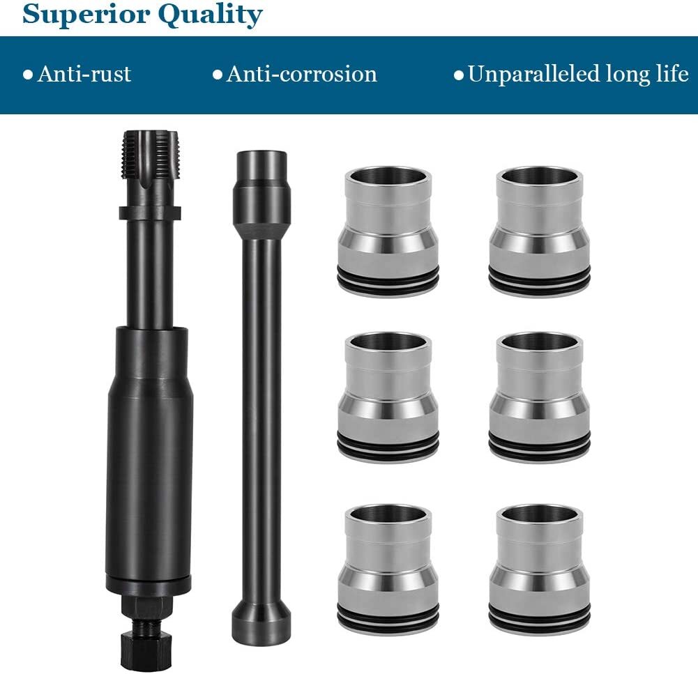 For Cat C7 C9 Caterpillar 3126B Injector Sleeve Cup Removal Tool & Install Kit