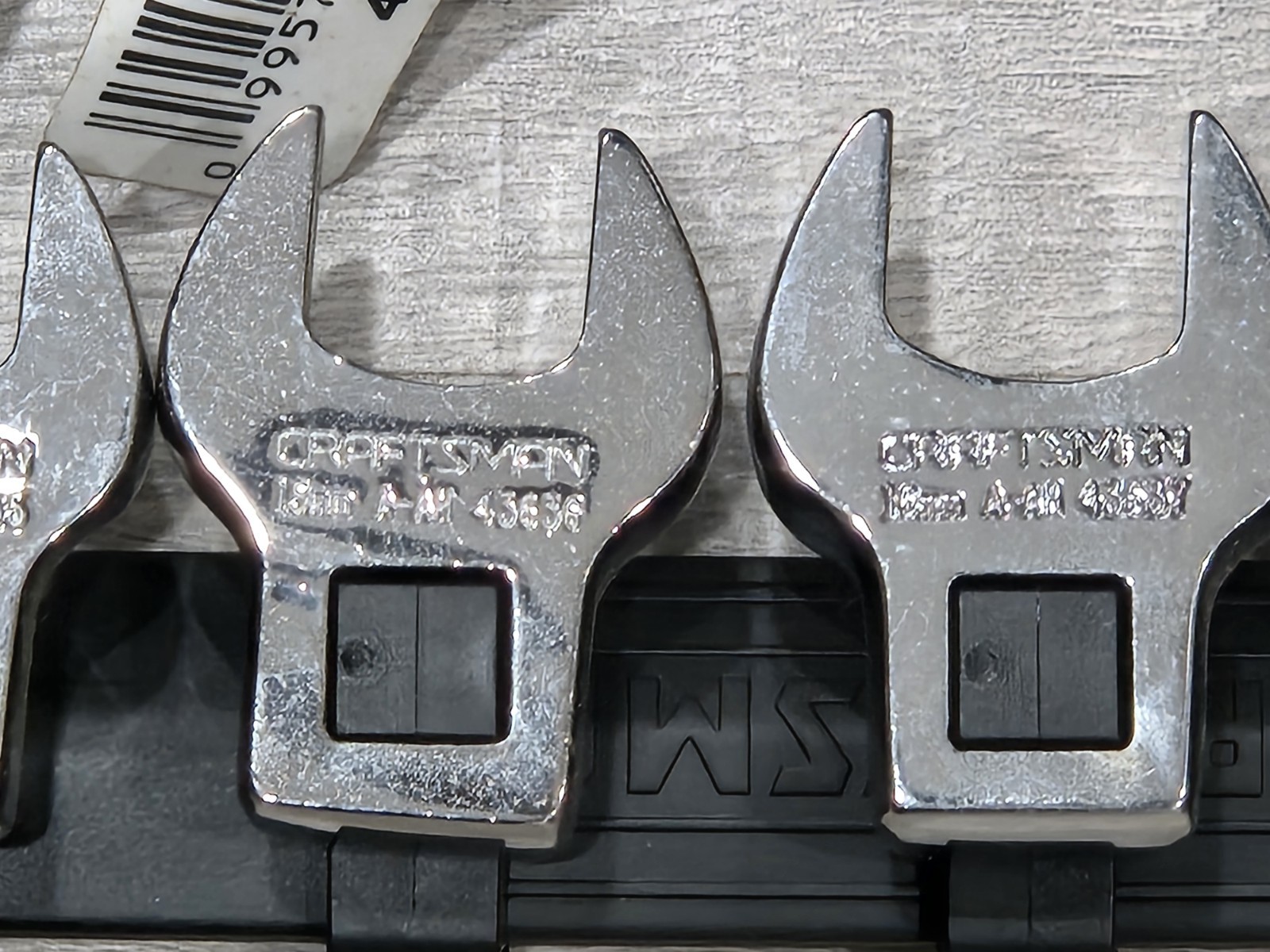 Sears Craftsman 20pc 3/8 Metric Sae Crowfoot Wrench Set 10mm-19mm 3/8-1 Inch