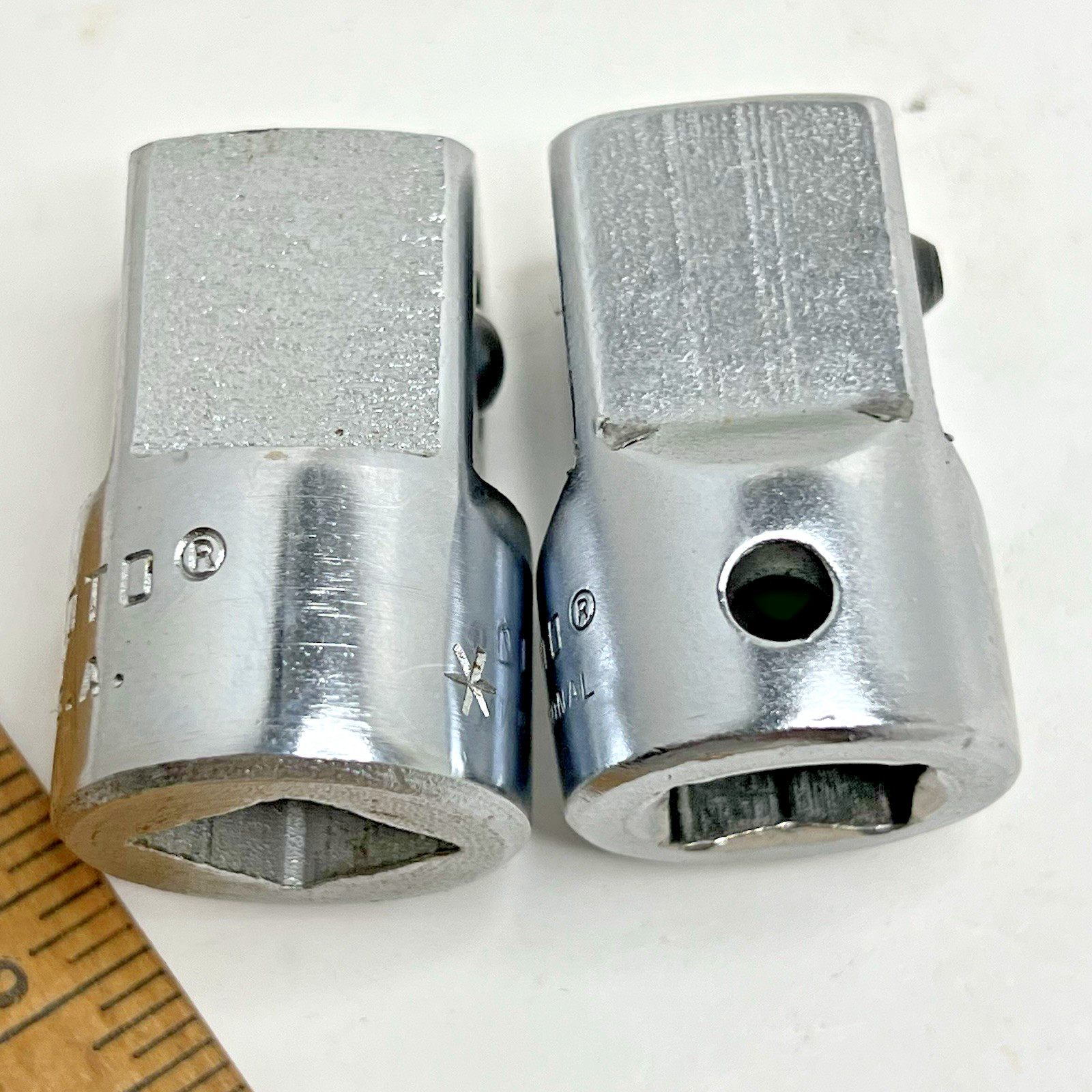 Lot 2 Proto Tools 1/2″ F to 3/4″ M Socket Adapter Set Pin & Ball Lock 5653 (USA)