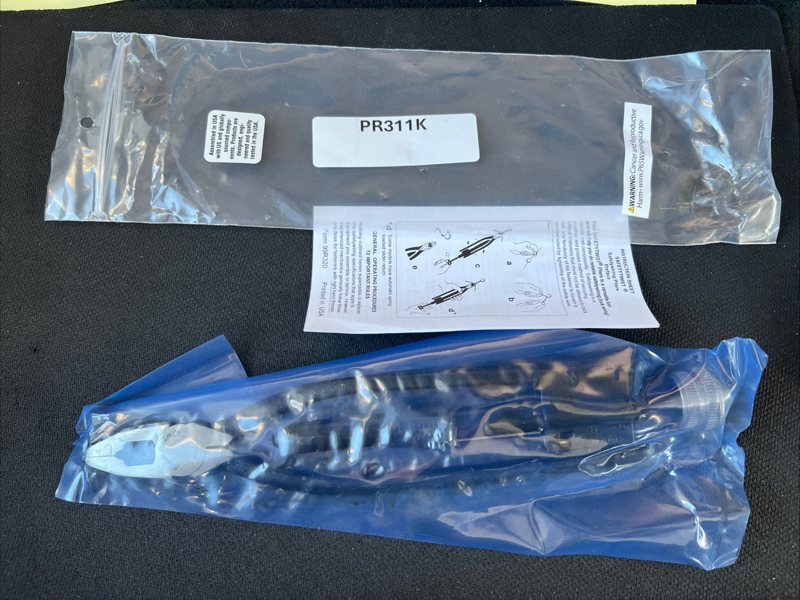 Blue Point 10″ PR311K Safety Wire Twister Pliers Aviation Aircraft Tools NEW 🔥