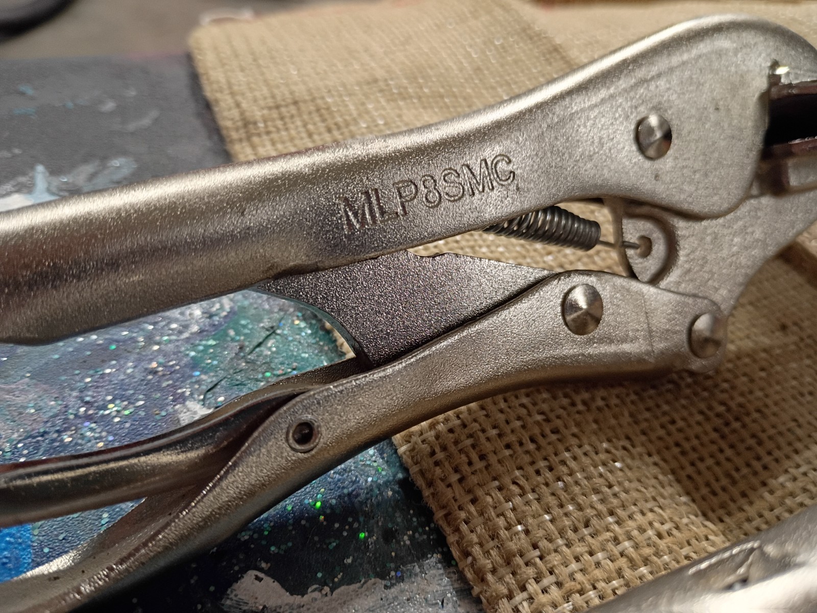 MAC TOOLS MLP8SMC 8″ pSheet Metal Clamp Locking Pliers Lot of 4