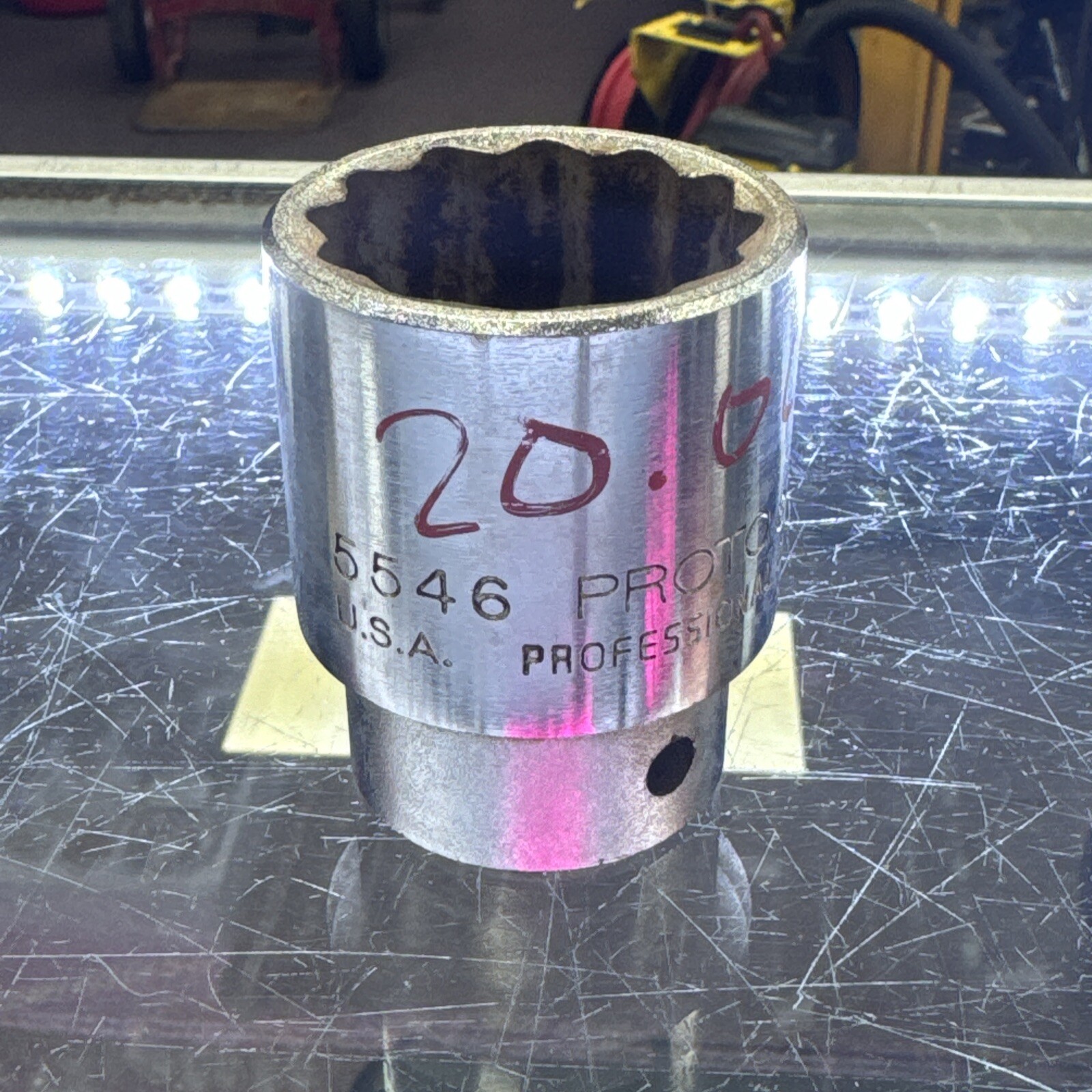 Proto Tools Professional Chrome Socket 5546 1-7/16” 3/4″ Drive 12 Point
