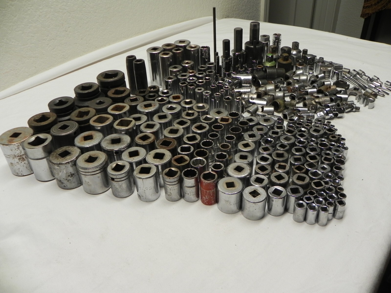Proto/Proto Challenger Socket Lot 261 Piece Lot Old & Newer Models
