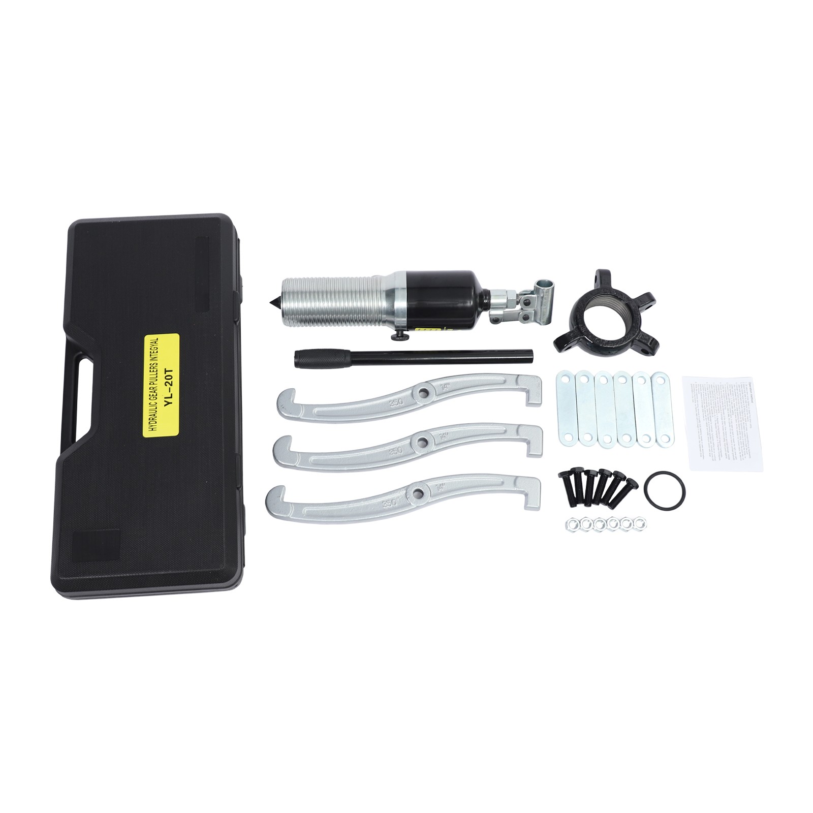 Hydraulic Bearing Puller, 20T Hydraulic Puller Kit 19.69*20.08in (L*H)
