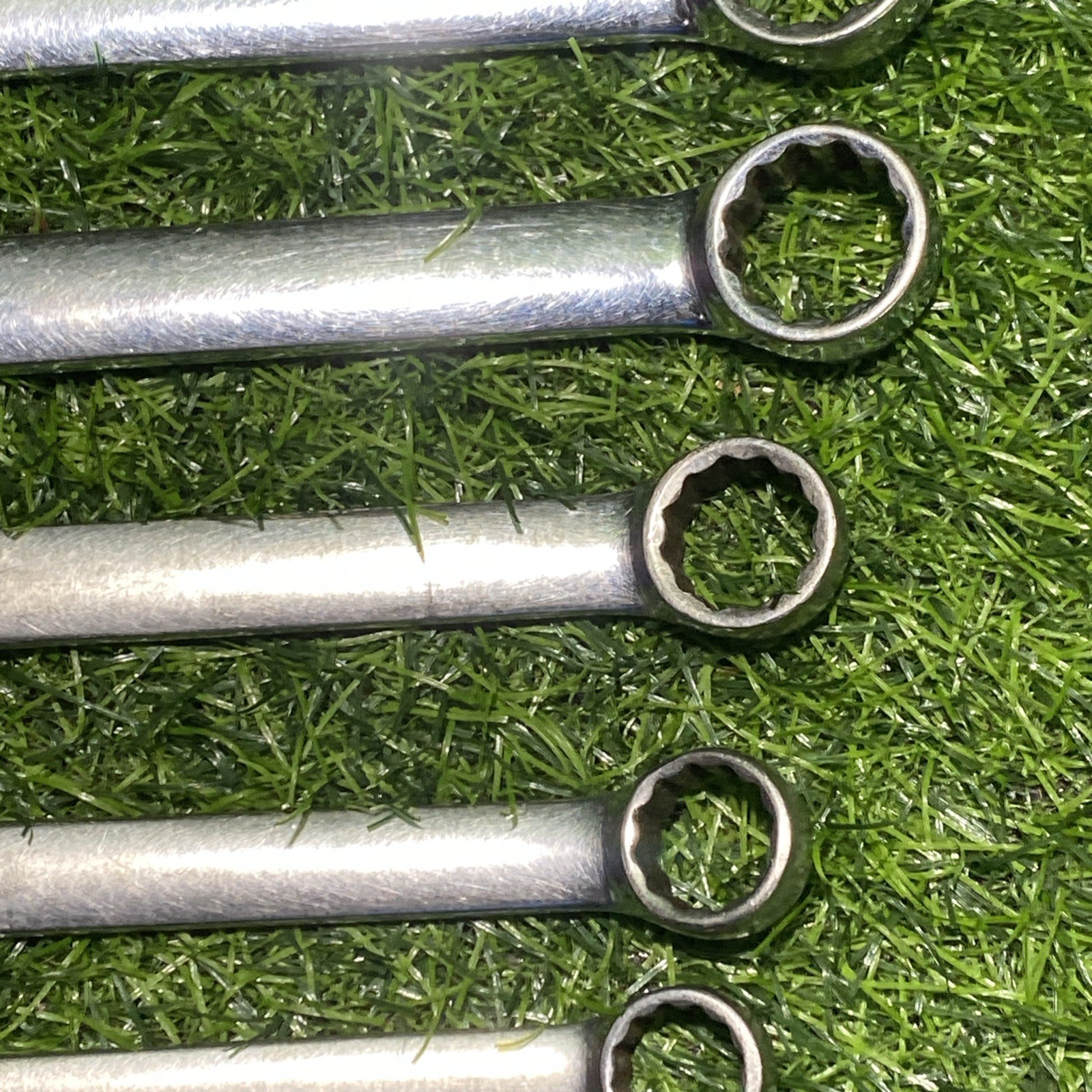 Vintage Snap-On USA 10pc SAE OEX12A – OEX32A Comb. Wrench Set Missing 24A