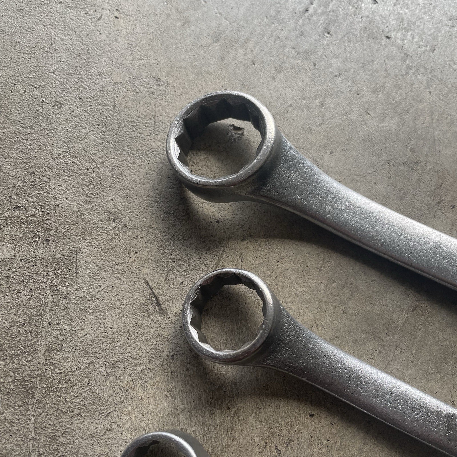 Vintage Craftsman 4pc 12 point SAE Double Offset Box End Wrench Set USA Made =V=