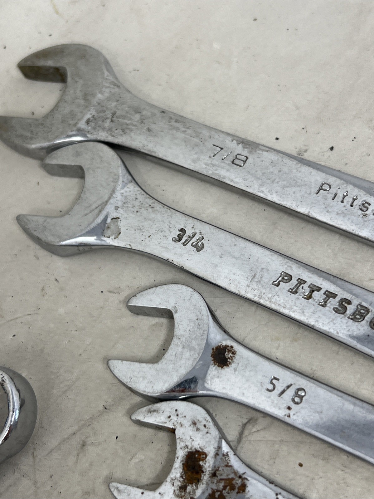 Mixed Lot of 25 Wrenches Pittsburg Durability Stanley Trades Pro