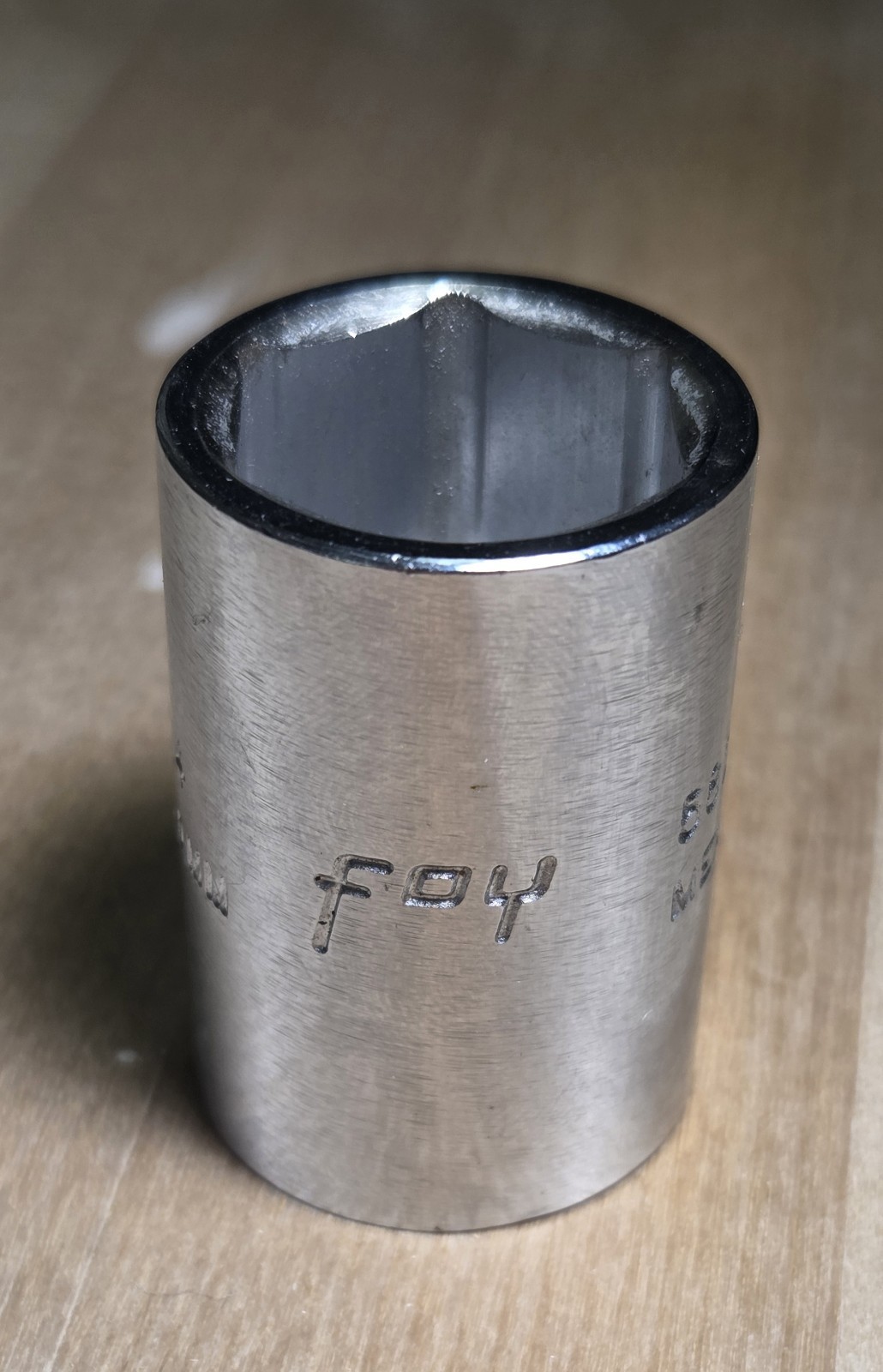 NOS Vintage Socket Foy / Urrea Brand 1/2 Drive 19 mm 5824H