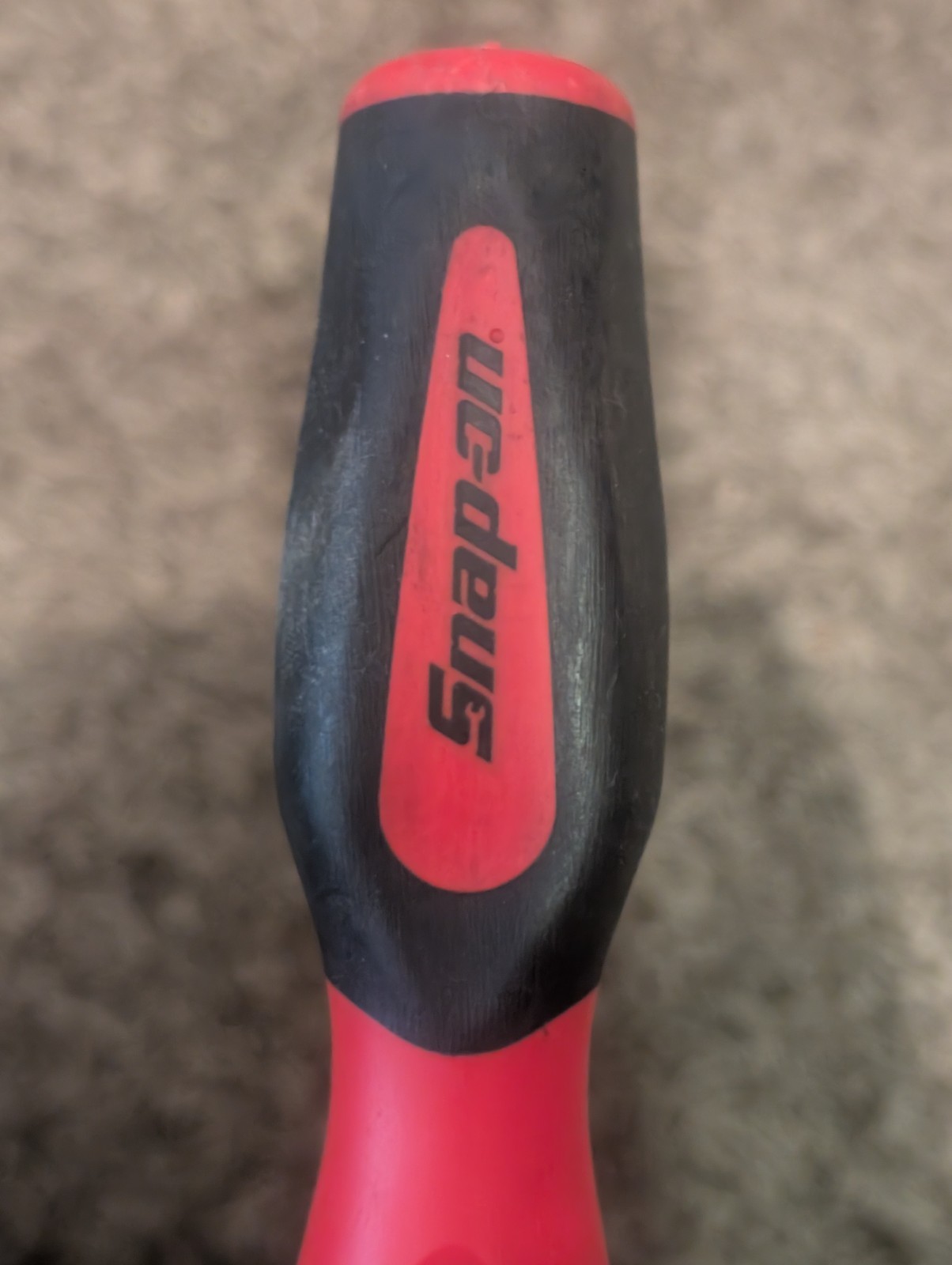 Snap On sgd4120b flat tip soft grip cabinet screwdriver 20-3/4” long red