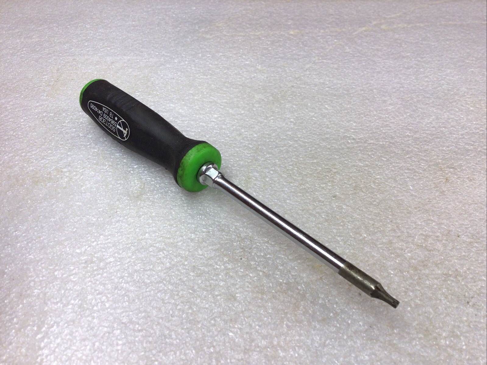 Snap-on#SGDT308 – T8 , Mini Torx Driver With Green Soft Grip Handle-USA- NICE-