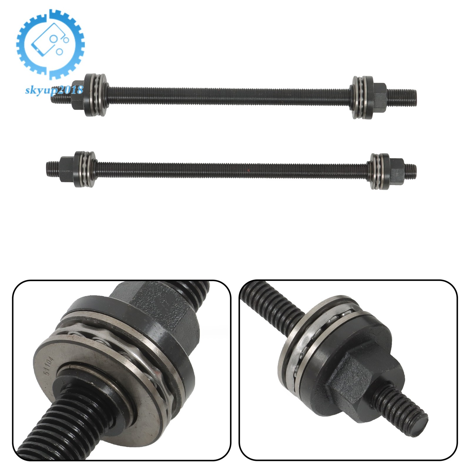 27Pcs Universal Press and Pull Sleeve Kit Bush Bearing Removal Insertion Tool