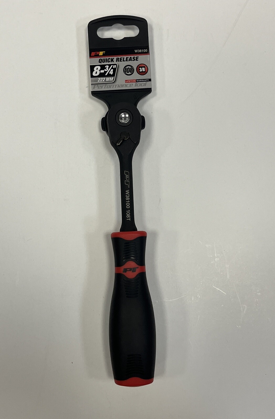 Performance Tool W38100 3/8” Inch Drive PT Handle Ratchet Black 108 Tooth NEW