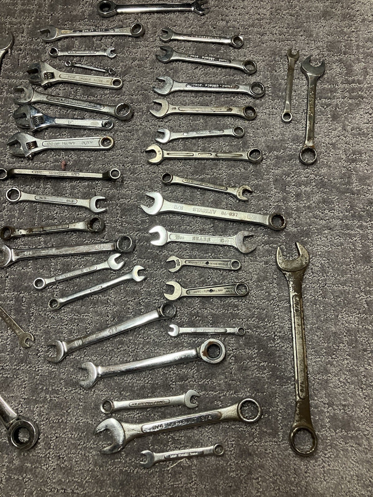 Mixed Lot of (40) of Assorted Wrenches Various Sizes (b)