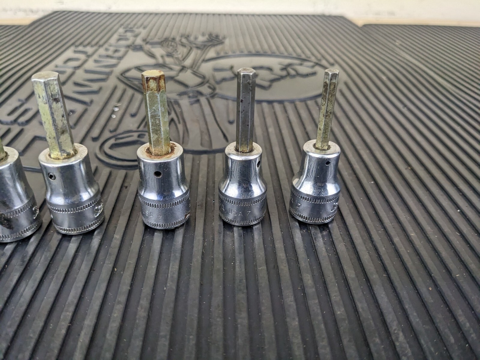 #bd574 Snap On 207EFAMY 6pc 3/8″ Drive Metric Hex Bit Socket Set 4-8,10mm