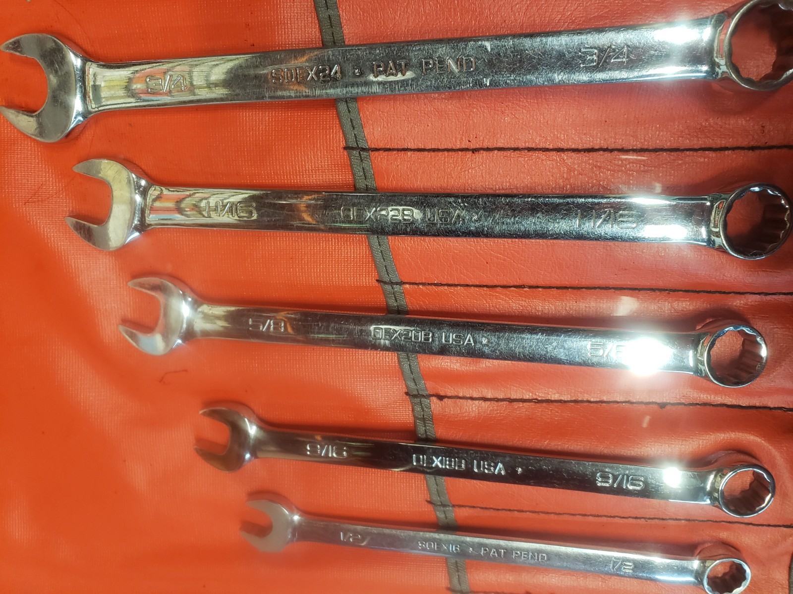 Snap On SAE Wrench Set 14 Pieces Oex Soex