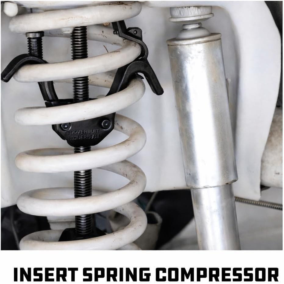 Powerbuilt Coil Spring Compressor Tool Kit for Safe Strut Installation & Removal