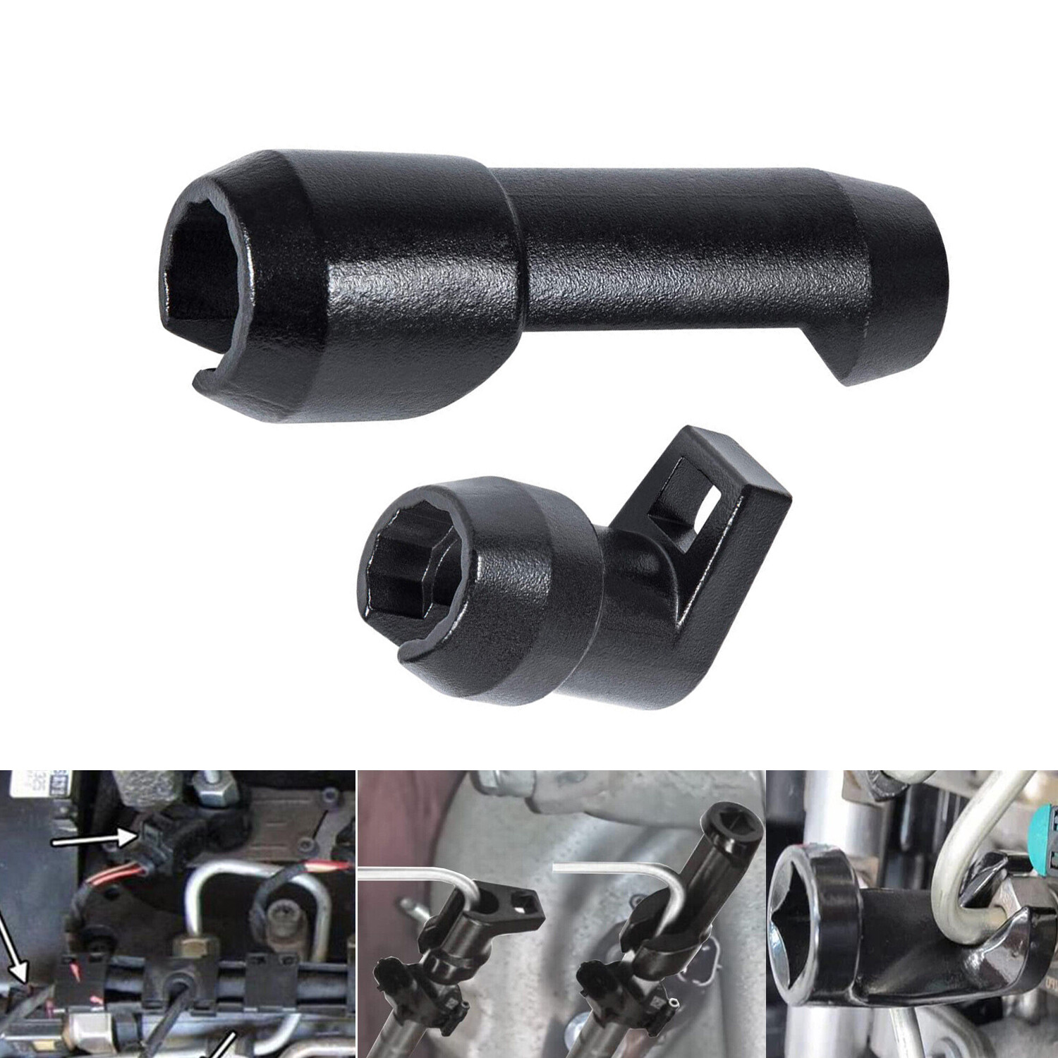 17mm 12 point Fuel Injector Socket Kits Sl11400 Fits for Ford Power Stroke 6.7L