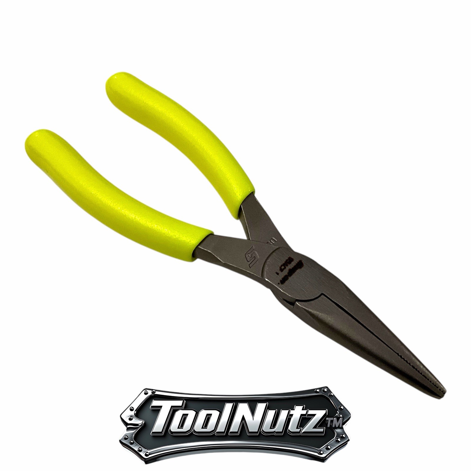 Snap-on Tools NEW 95ACFHV 6″in. YELLOW Soft Grip Rounded Jaw Needle Nose Pliers