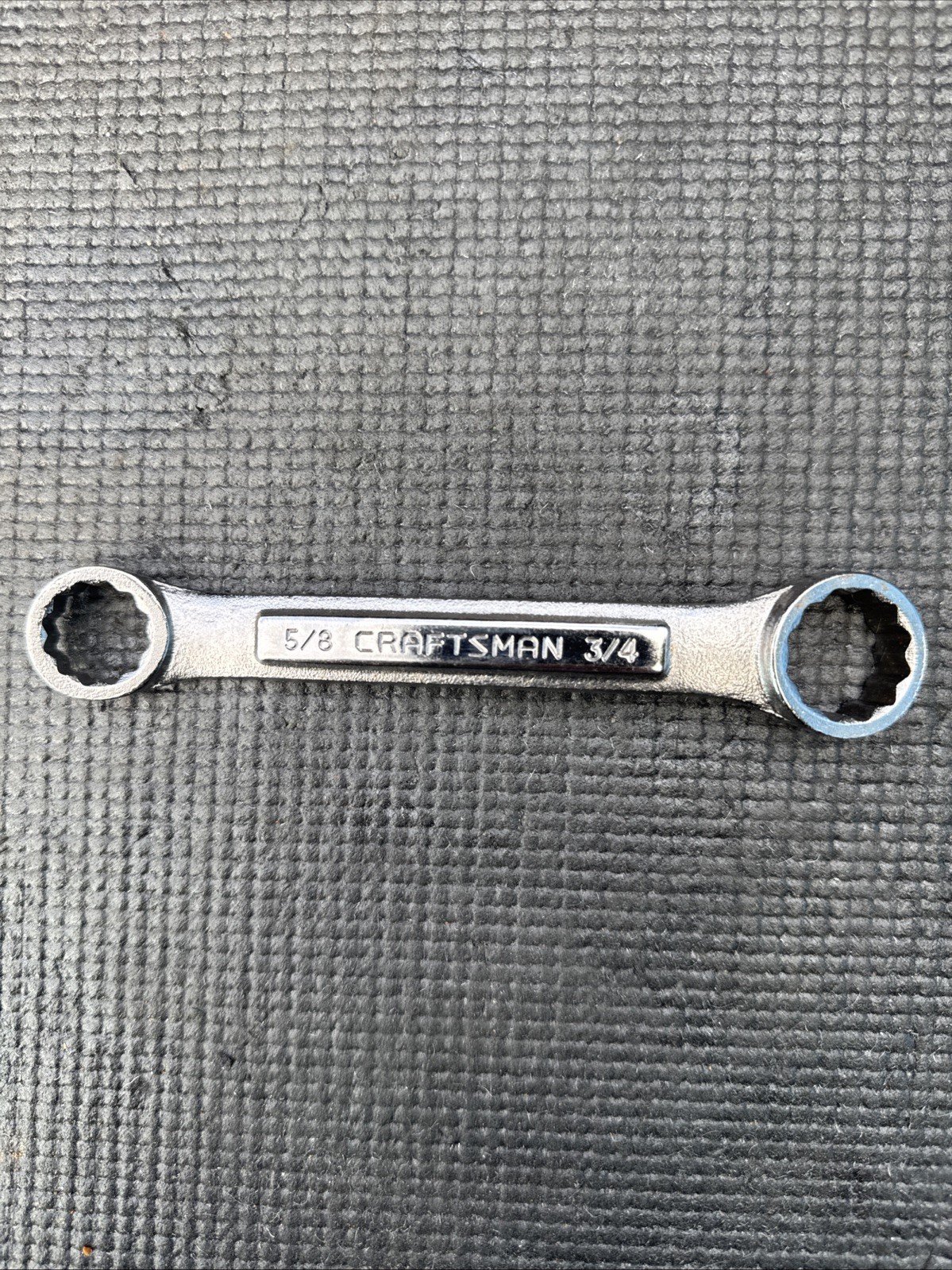 Sears Craftsman USA 43865 5/8 X 3/4 In SAE Stubby 12 Point Box Wrench Nos