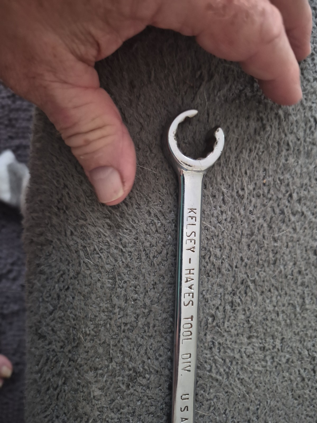 Vtg KELSEY-HAYES Loc-Rite▪️ 5/8″ x 11/16″ ▪️22327▪️ FLARE NUT WRENCH 🔸️ USA