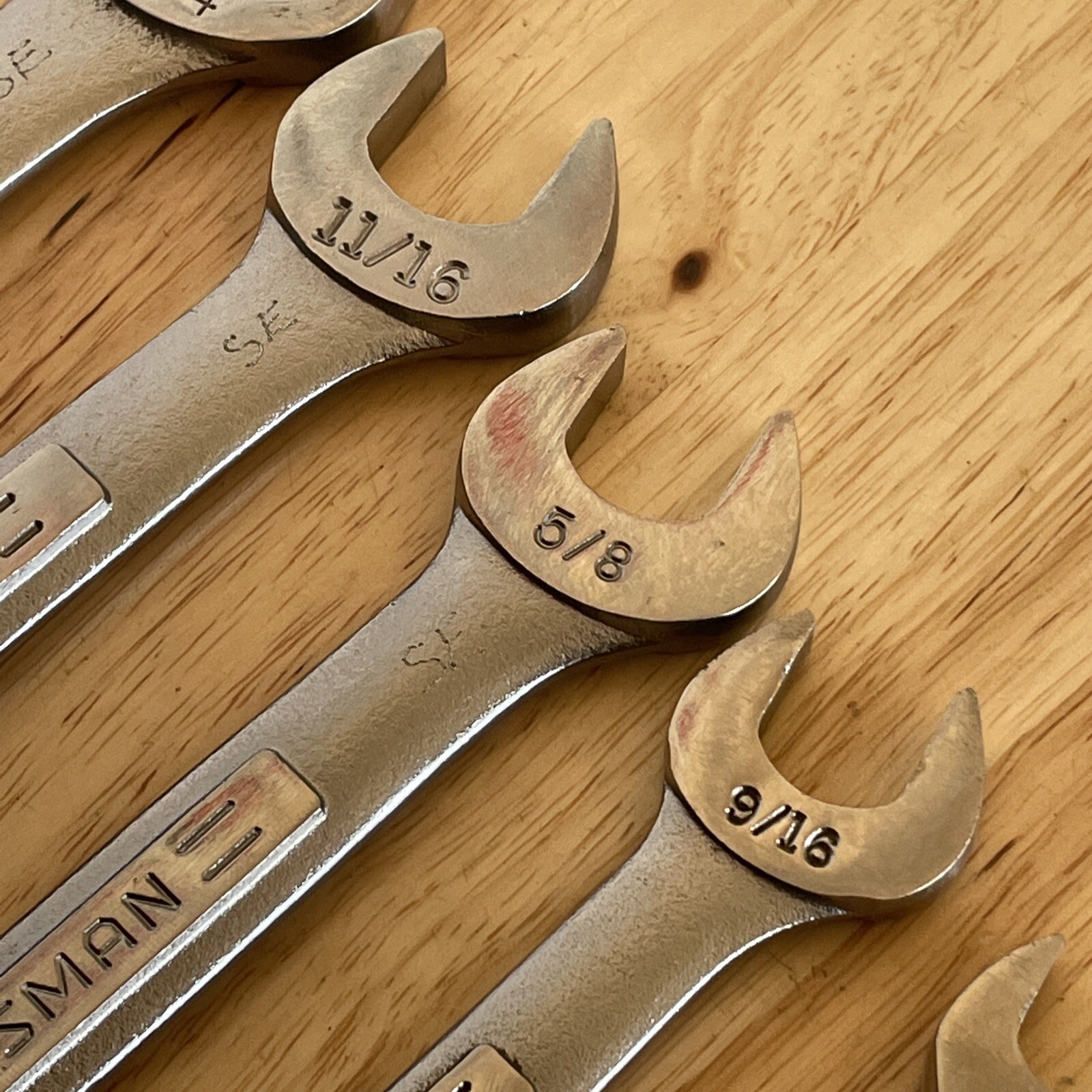 Craftsman SAE Combination Wrench Set 5/16- 3/4″ All VA Series Wrenches 10pc USA