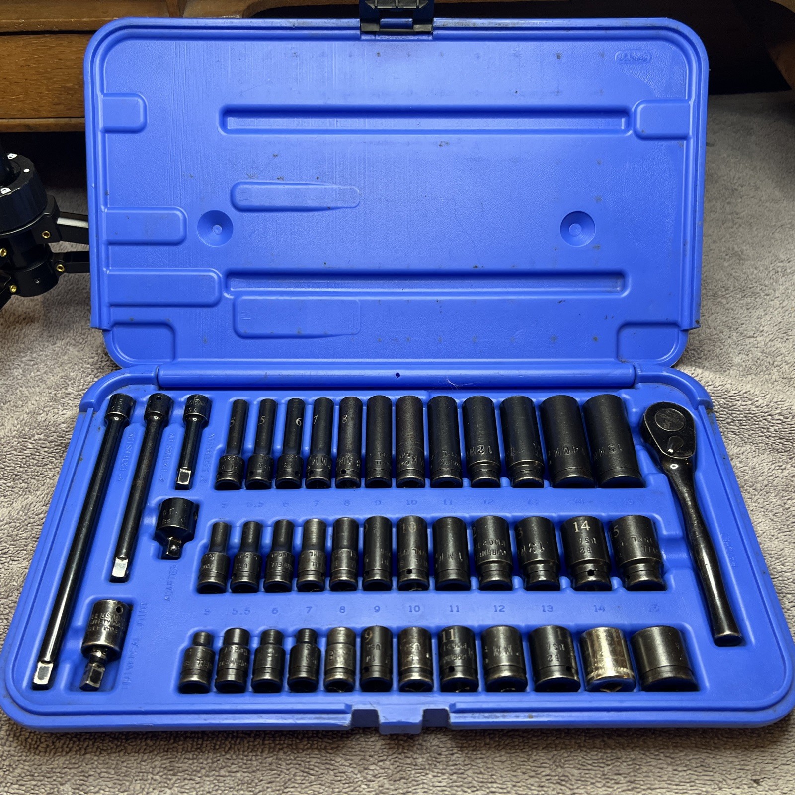 Nice Cornwell TSIMO42SS 42 Piece 1/4″ Drive METRIC Socket Set 5mm – 15mm (read)