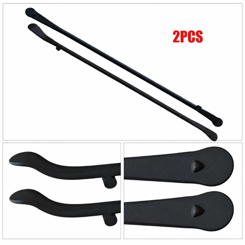 2x 34645 37″ Tire Mount and Demount Iron Tubeless Tire Removal Tool Black
