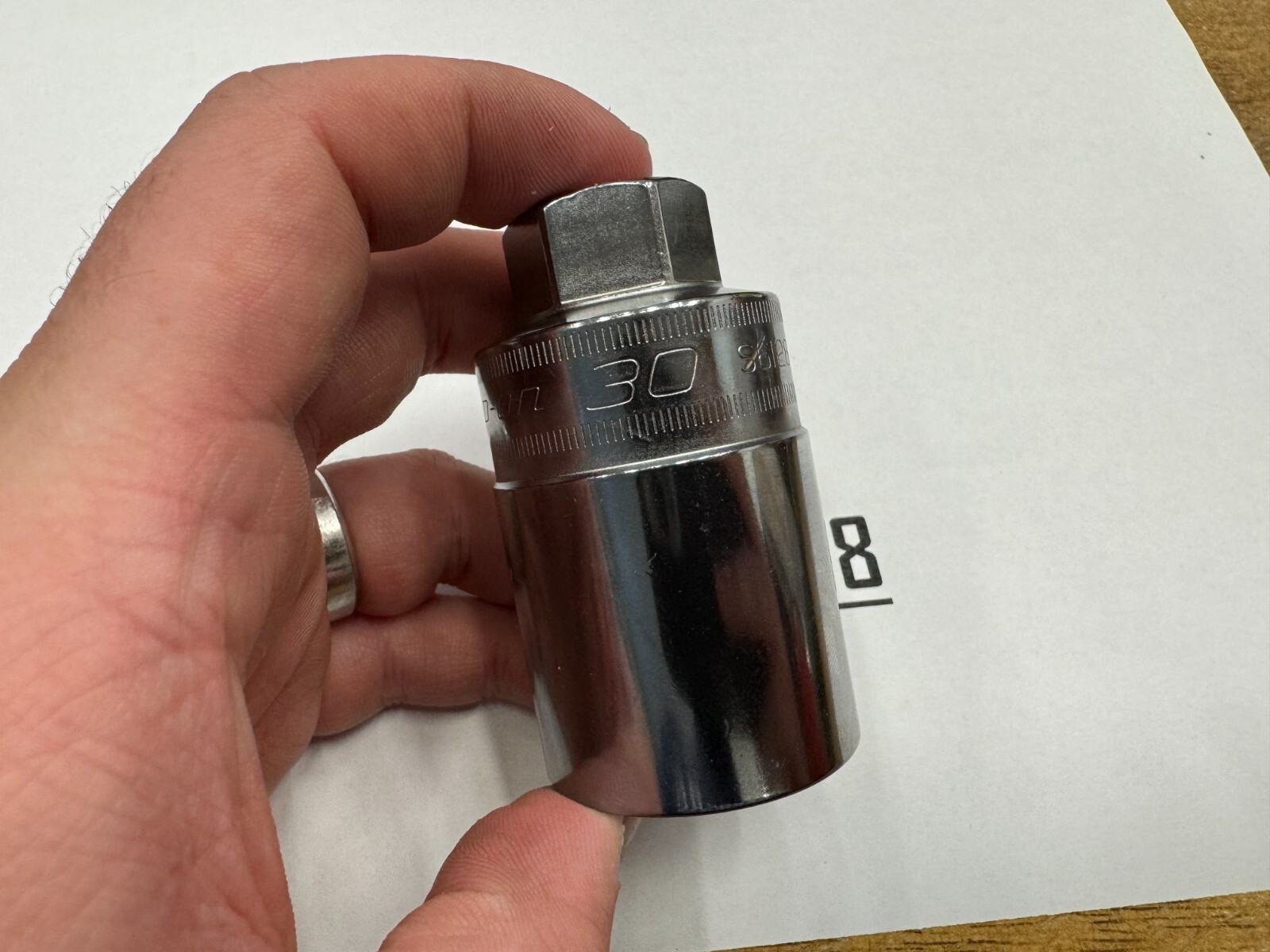Snap-on Tools NEW 1/2″ Drive 30mm Metric Specialty Metric Injector Socket S6128