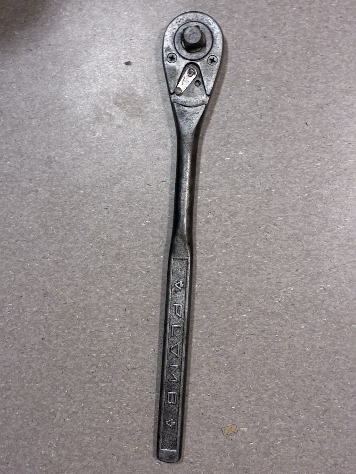Vintage Plomb 5649 Ratchet 3/4″ Drive Pebble Handle 20″ Proto USA