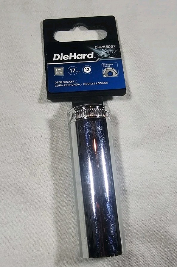 DieHard 1/2″ Drive 12-Point Deep Socket 17mm – Die Hard Item #DHP55057