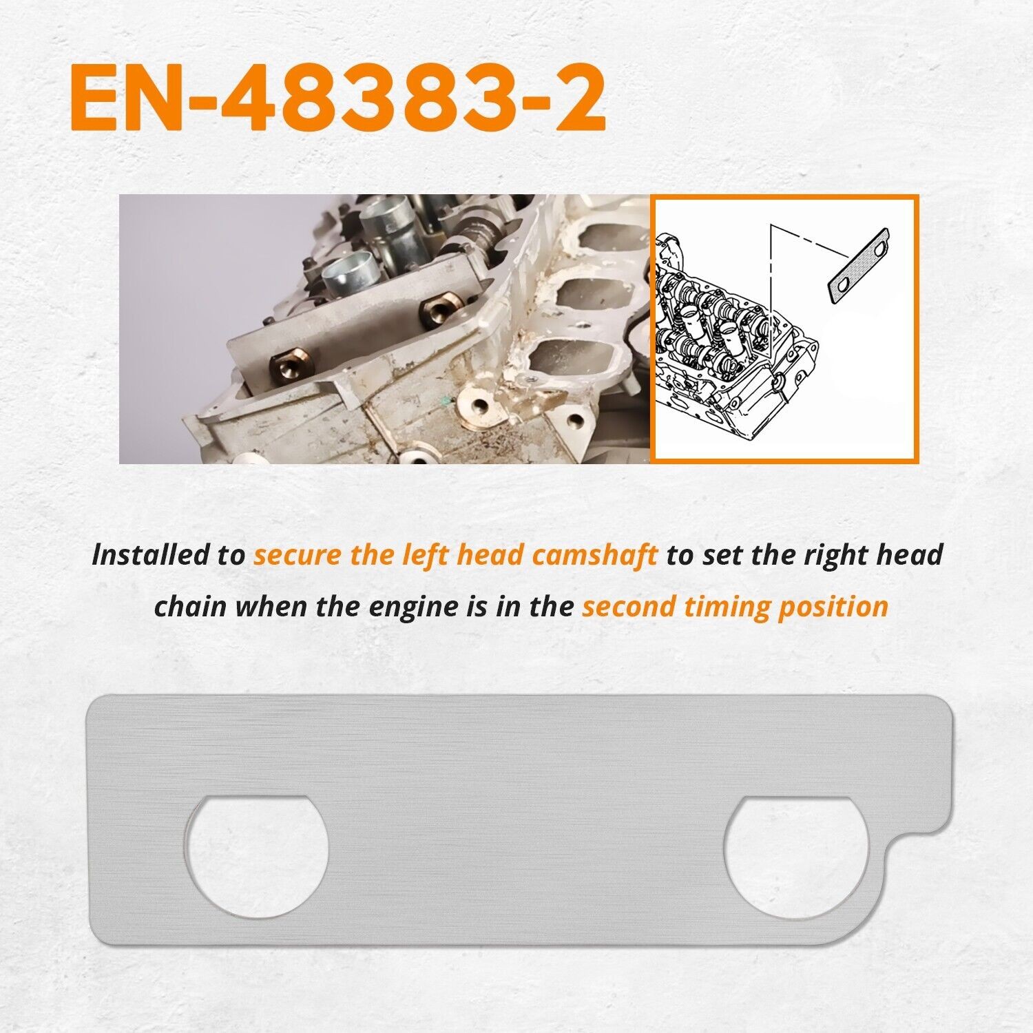 For Buick GM Cadillac 2.8L 3.0L 3.6L Camshaft Holding Tool Set EN-48383EN-46105