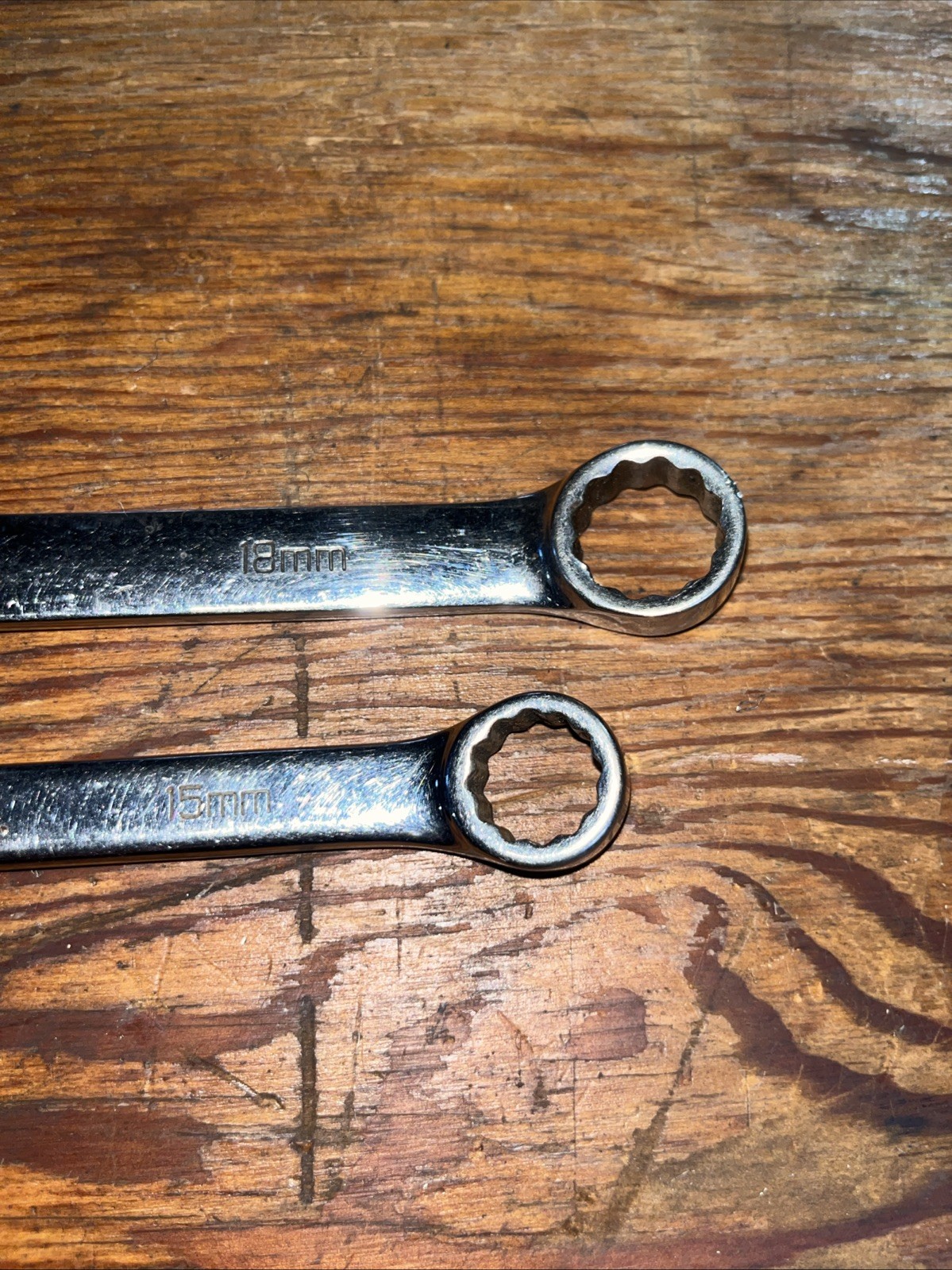 Matco Wrench Set Of 2 MCL18M2 18mm And MCL15M2 15mm Open Box End