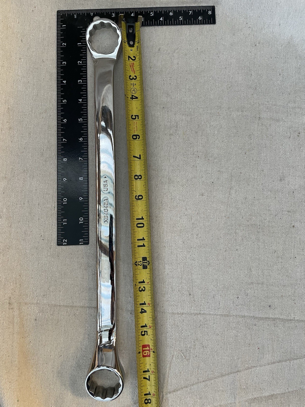 Snap On Tools XB4042A 1-1/4″ x 1-5/16″ SAE 12 Point Offset Box End Wrench USA