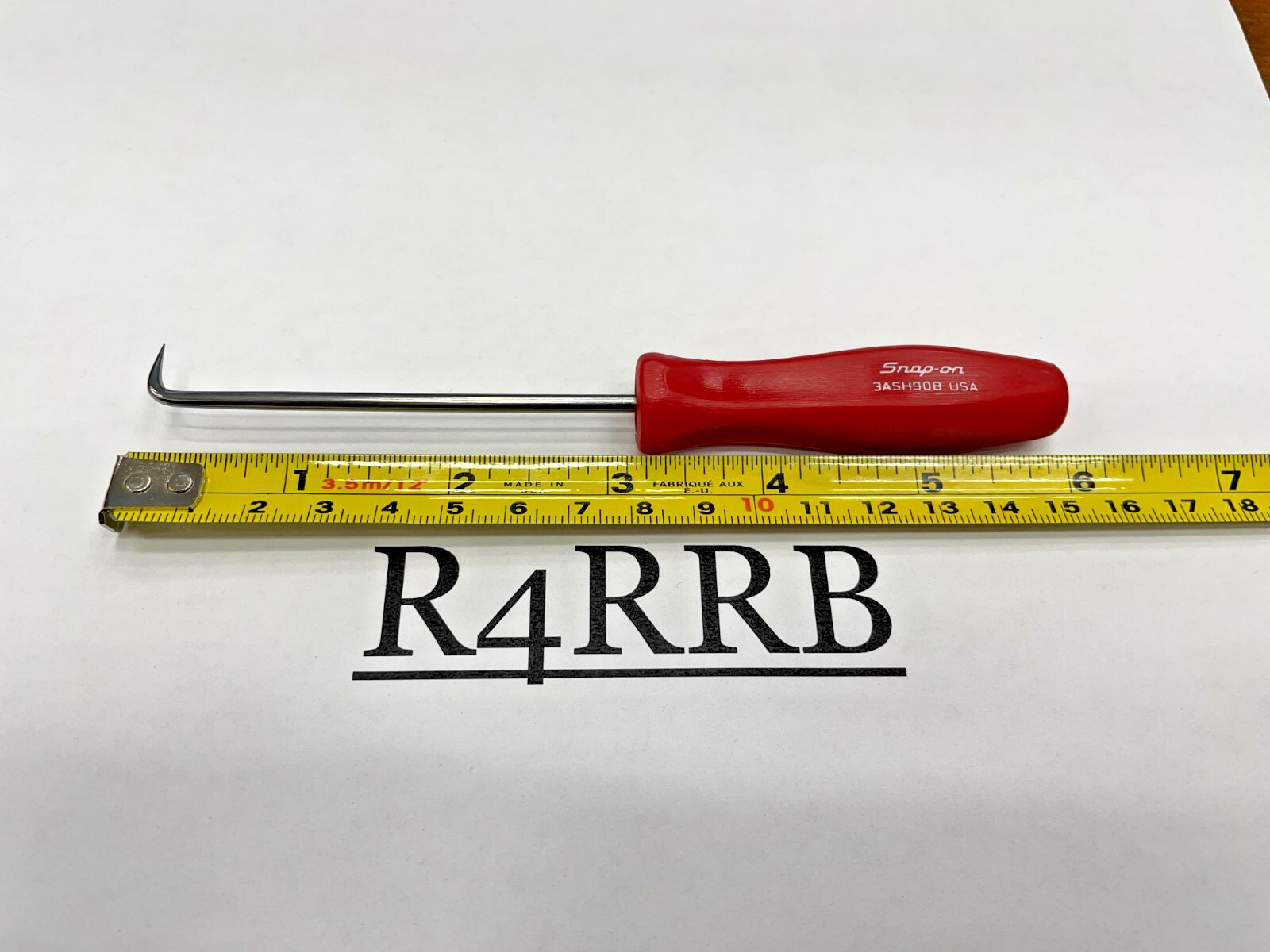Snap-on Tools USA NEW Classic RED Mini Hard Handle 90° Pick 3ASH90BR