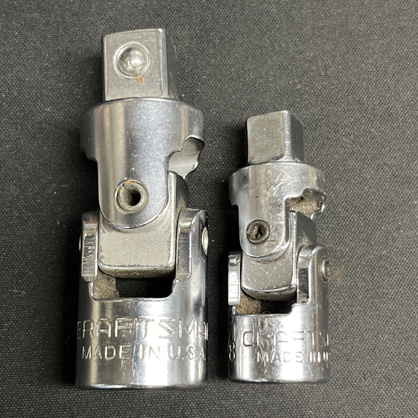 2 Craftsman Universal Joints V 1/2″ & 3/8″, 4435 & 4425